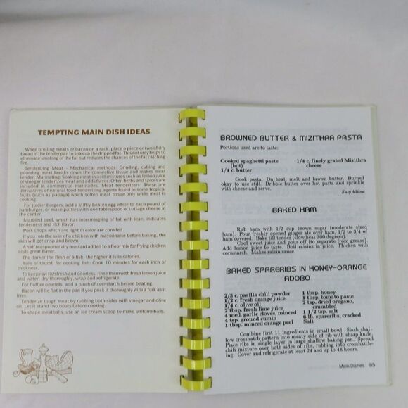 STHS Thespian Cookbook South Tahoe High School Drama Club Recipes Cook Book - Picture 6 of 9